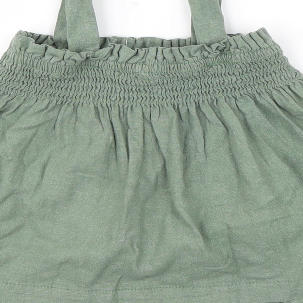 NEXT Girls Green Colourblock  Basic Casual Size 5 Years  - straps
