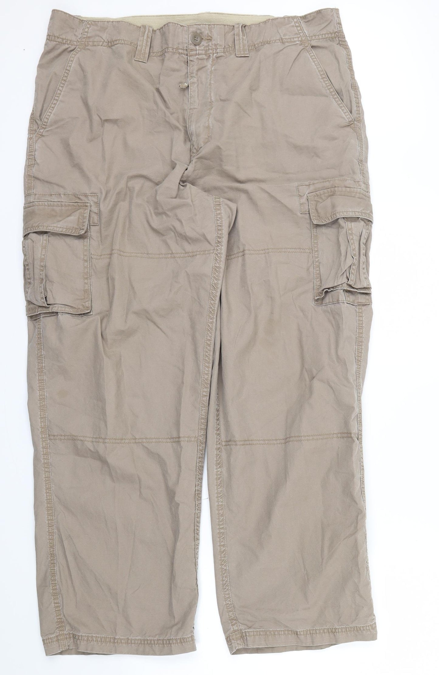 Cherokee Mens Beige   Cargo Trousers Size 36 L30 in