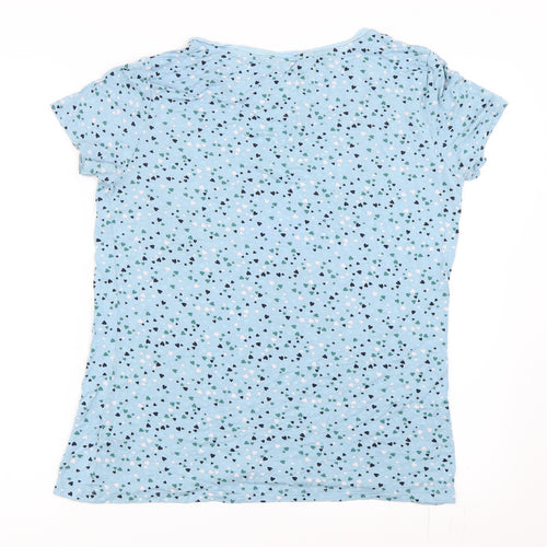 Marks and Spencer Womens Blue Solid  Top Pyjama Top Size 14