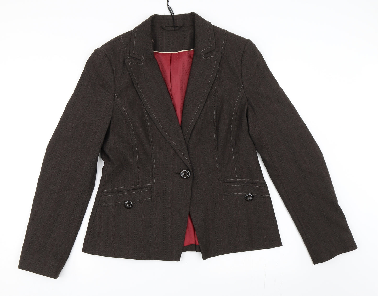 F&F Womens Brown   Jacket Blazer Size 14