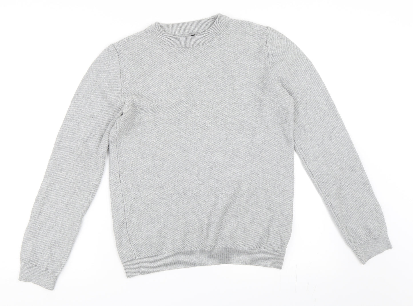Marks and Spencer Girls Grey   Pullover Sweatshirt Size 12-13 Years