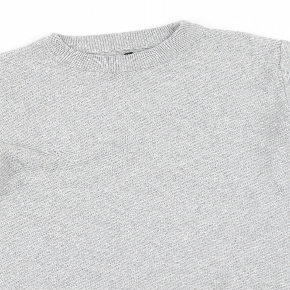 Marks and Spencer Girls Grey   Pullover Sweatshirt Size 12-13 Years