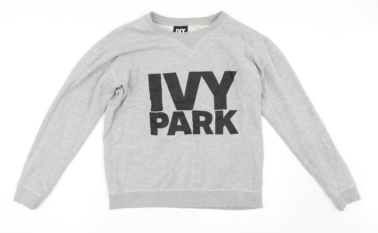 IVY PARK Womens Grey   Pullover Sweatshirt Size S