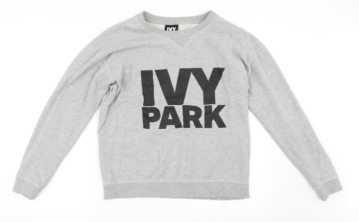 IVY PARK Womens Grey Pullover Sweatshirt Size S