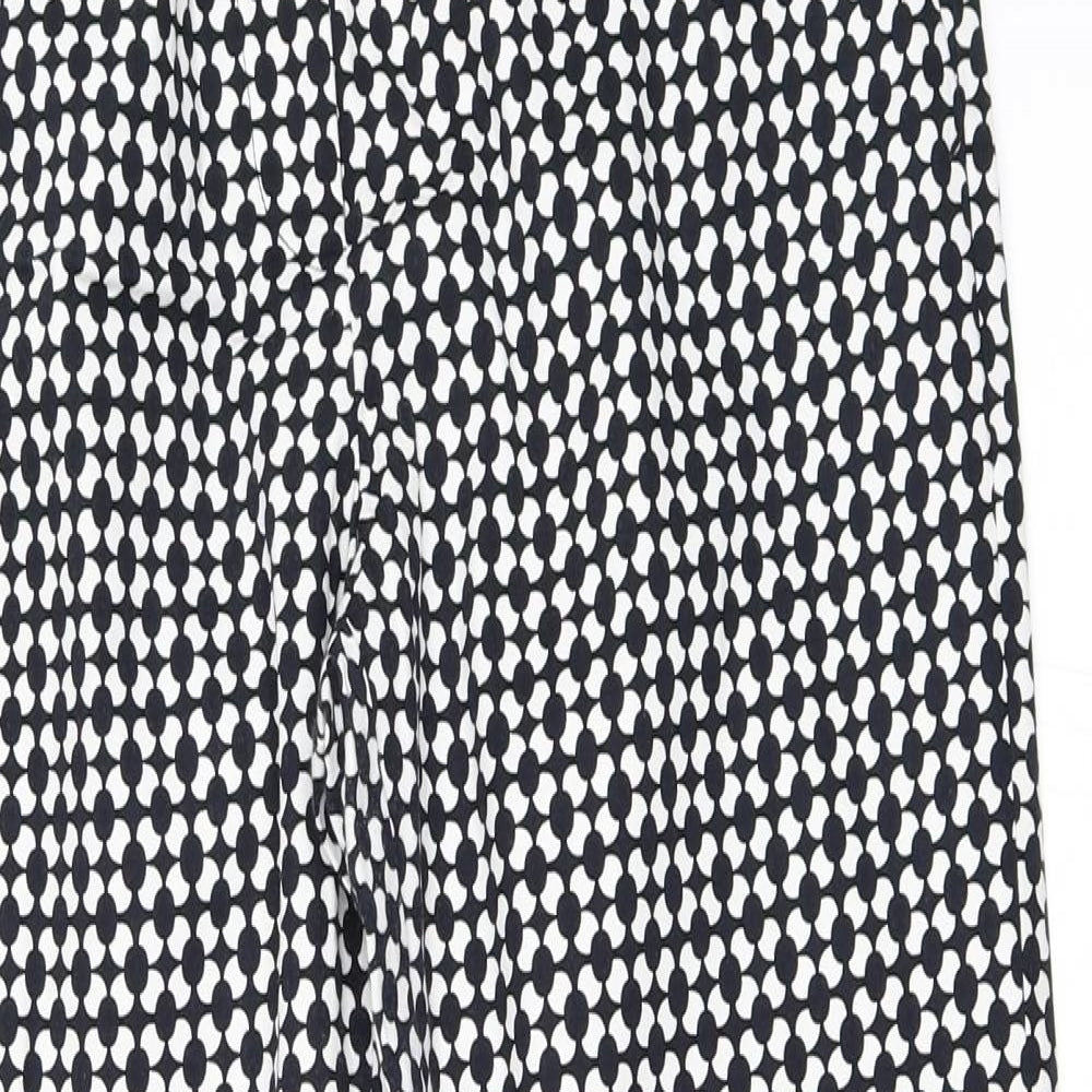 H&M Womens Black   Capri Trousers Size 40 L27 in