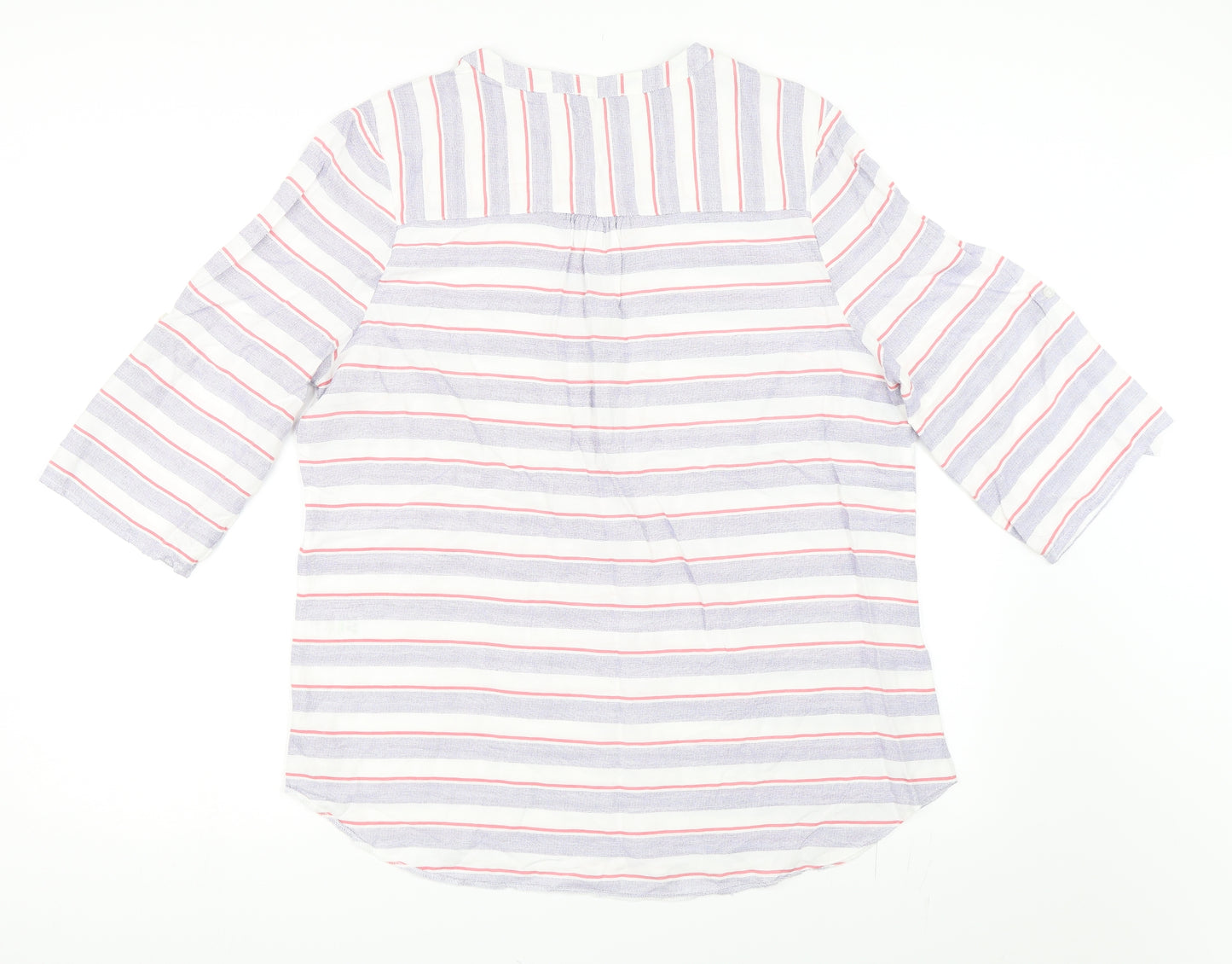 Papaya Womens Blue   Basic Blouse Size 16