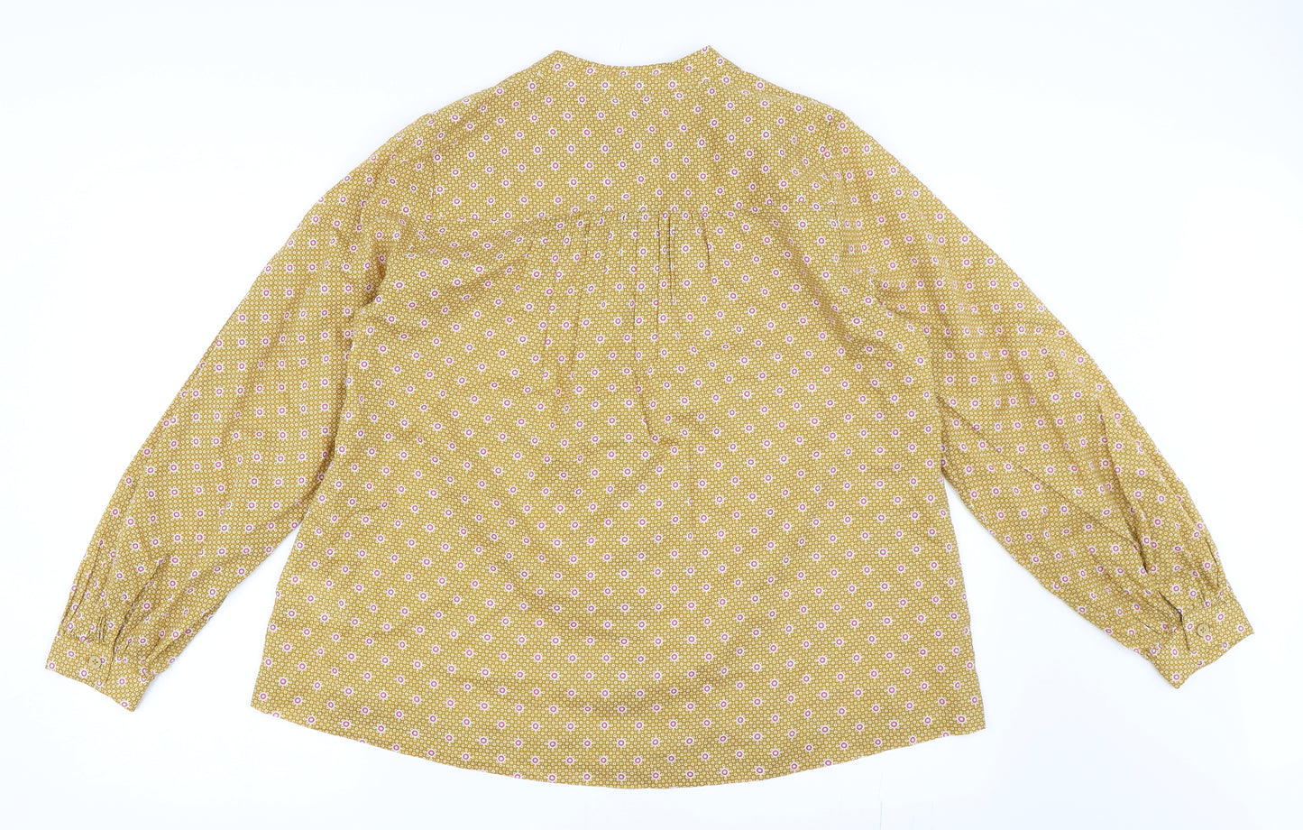 Per Una Womens Yellow   Basic Blouse Size 10