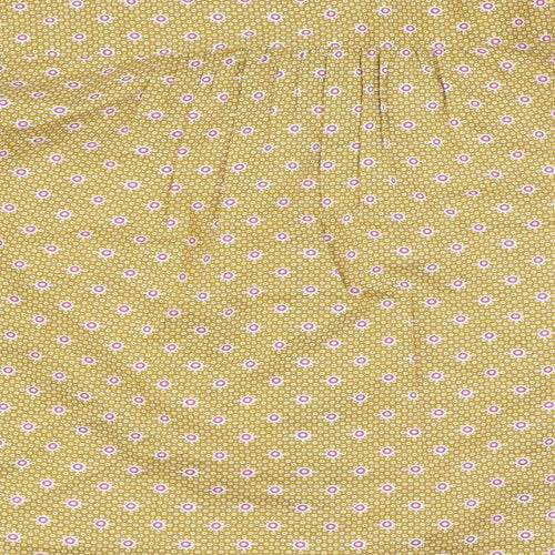 Per Una Womens Yellow   Basic Blouse Size 10