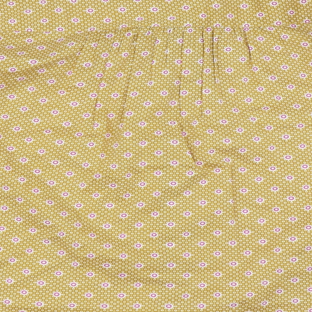 Per Una Womens Yellow   Basic Blouse Size 10