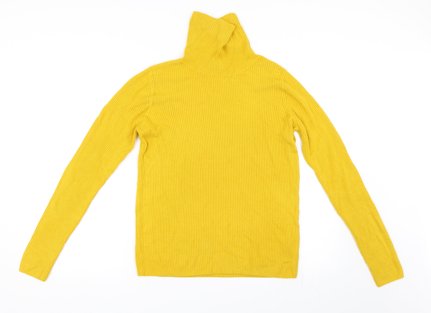 TU Womens Yellow   Pullover Jumper Size 14