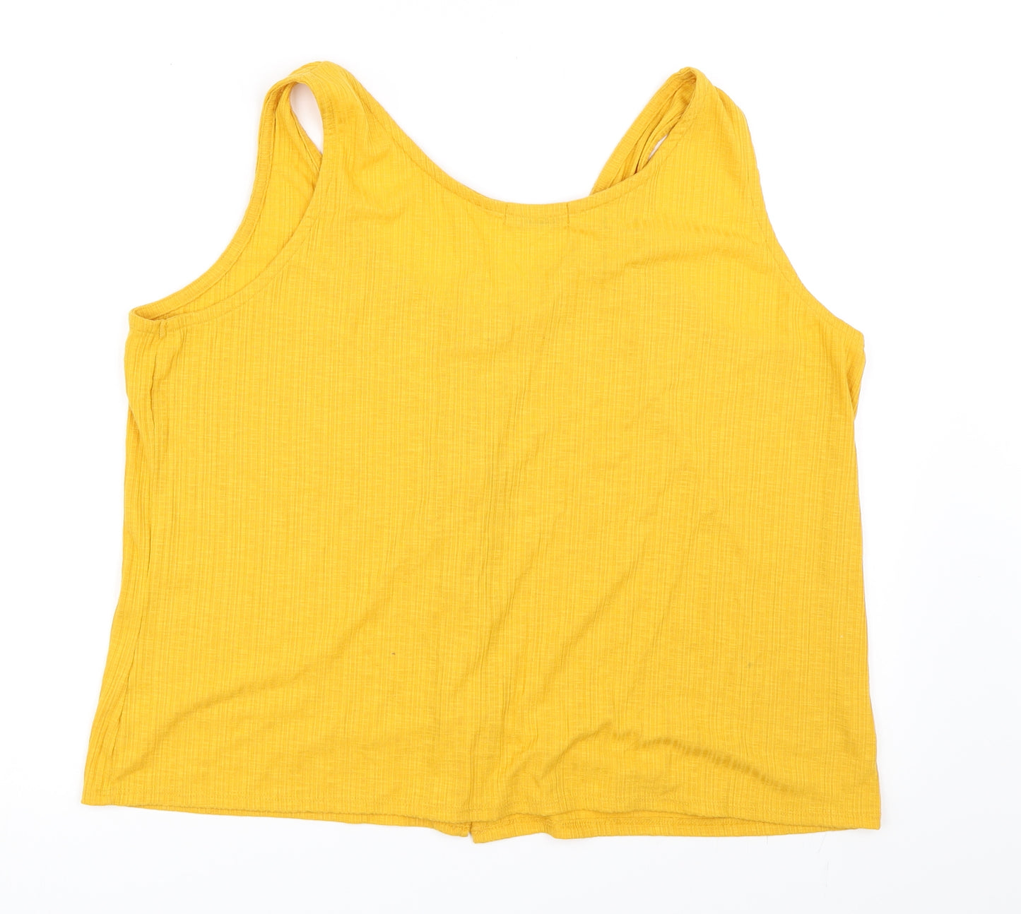 Papaya Womens Yellow   Basic Tank Size 18