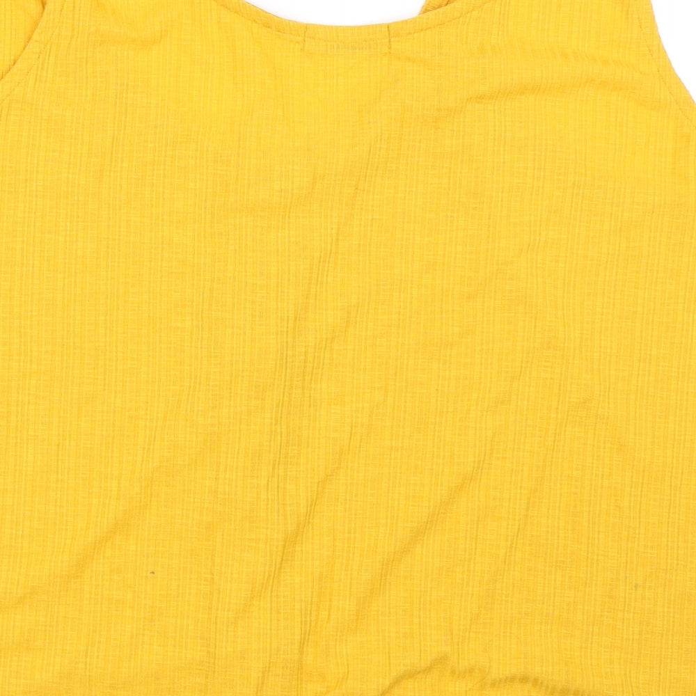 Papaya Womens Yellow   Basic Tank Size 18