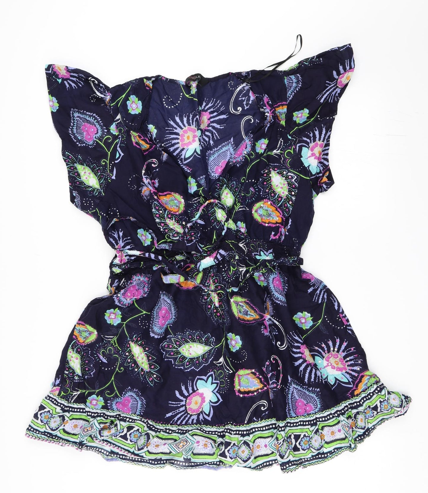 Yours Womens Blue   Tunic Blouse Size 18