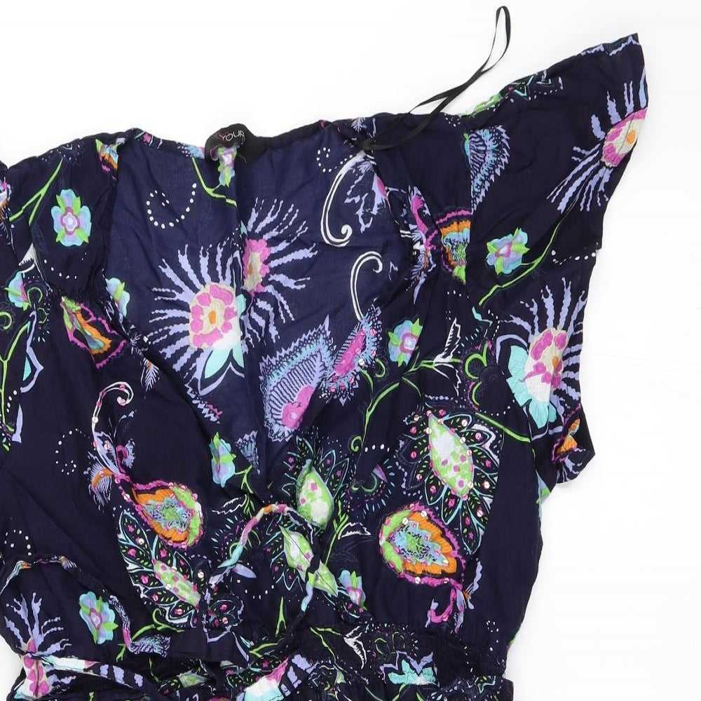 Yours Womens Blue   Tunic Blouse Size 18