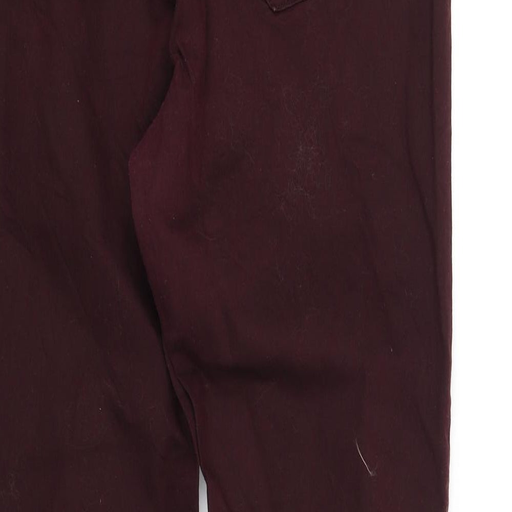 Yessica Womens Purple   Trousers  Size 18 L33 in