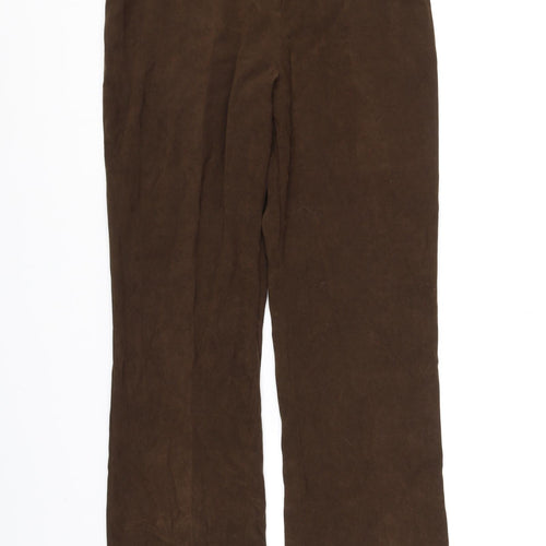 Preworn Womens Brown   Trousers  Size 14 L32 in