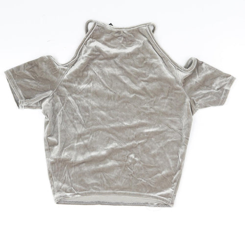 New Look Girls Grey   Basic Tank Size 12-13 Years