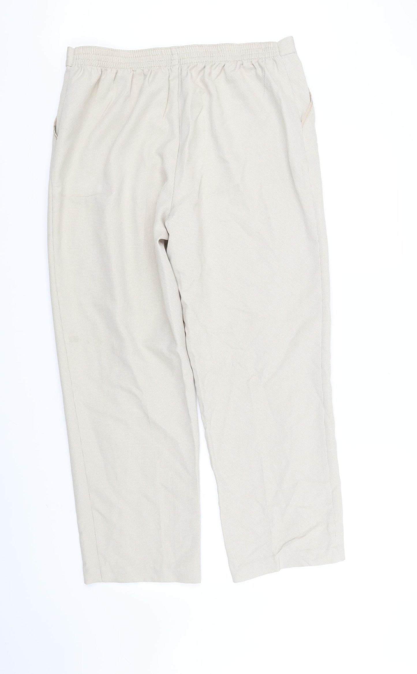Marks and Spencer Womens Beige   Trousers  Size 14 L30 in