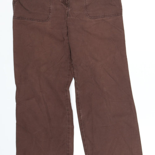 NEXT Womens Brown   Trousers  Size 10 L31 in