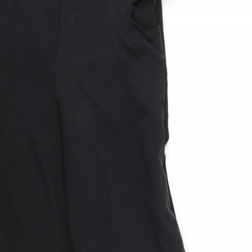 ASOS Womens Black   Trousers  Size 12 L31 in - belted