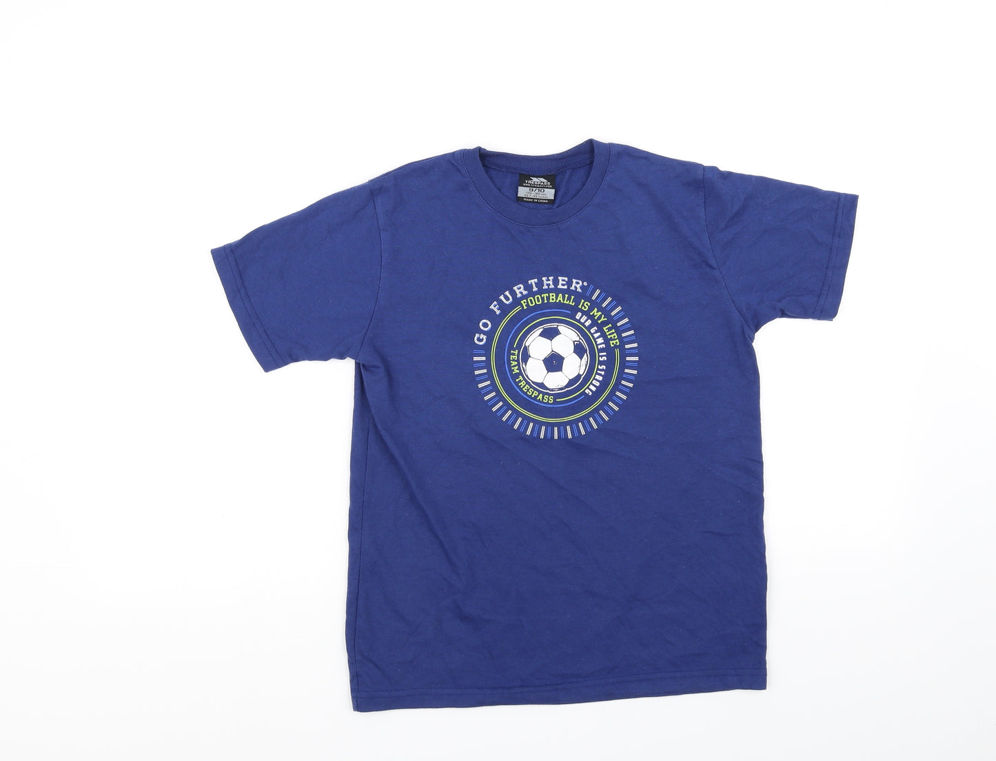 Trespass Boys Blue   Basic T-Shirt Size 9-10 Years