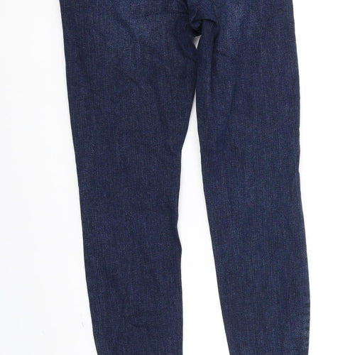 Denim & Co. Womens Blue   Straight Jeans Size 8 L28 in