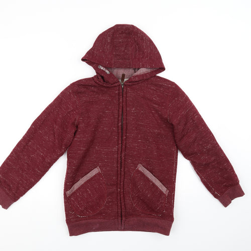 TU Girls Purple   Full Zip Jumper Size 11 Years