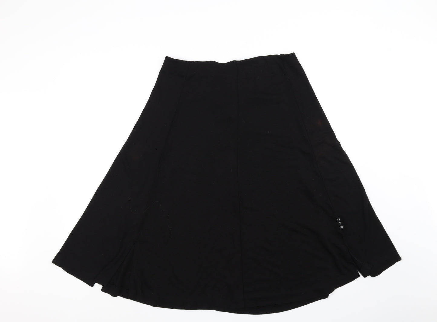Preworn Womens Black   Flare Skirt Size 32 in