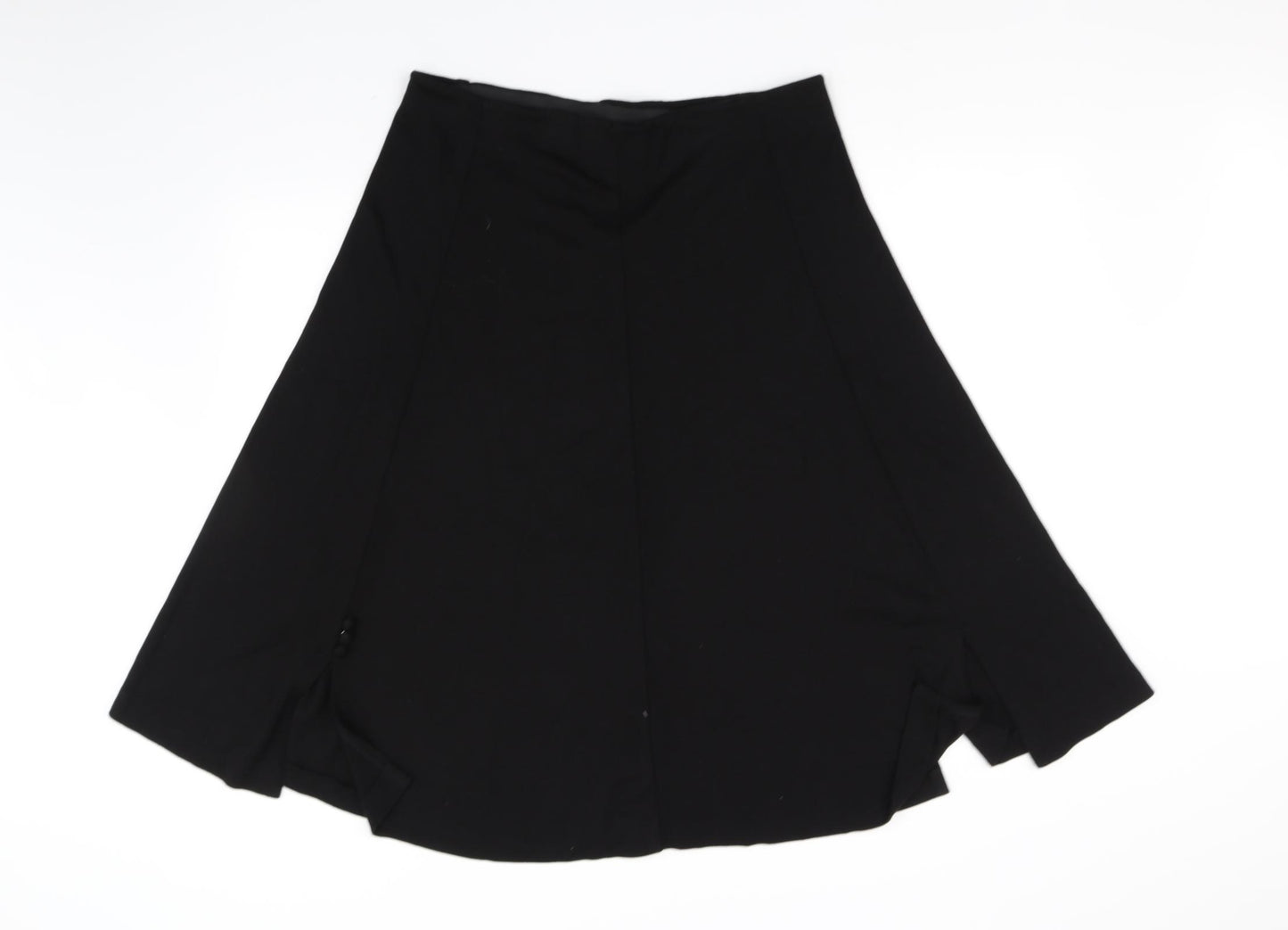 Preworn Womens Black   Flare Skirt Size 32 in