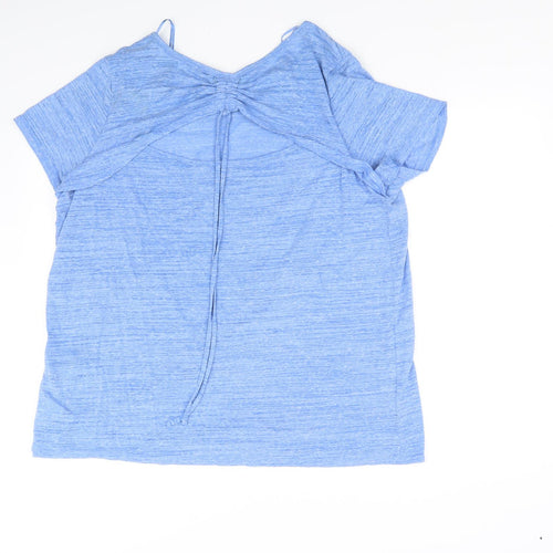 Papaya Womens Blue   Basic T-Shirt Size 20