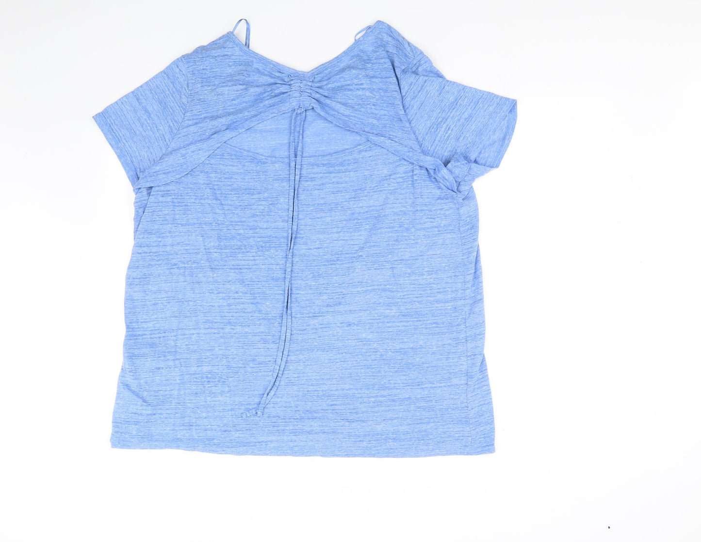 Papaya Womens Blue   Basic T-Shirt Size 20