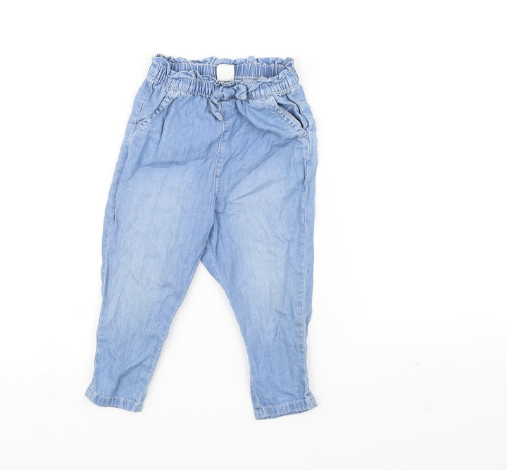 H&M Blue Jogger Trousers Size 12-18 Months