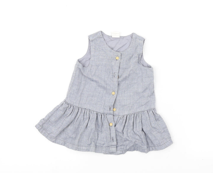 H&M Grey Fit & Flare Size 6-9 Months