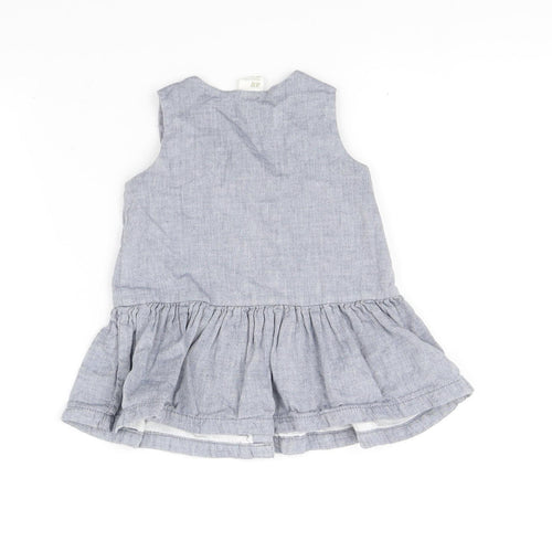 H&M  Grey   Fit & Flare  Size 6-9 Months