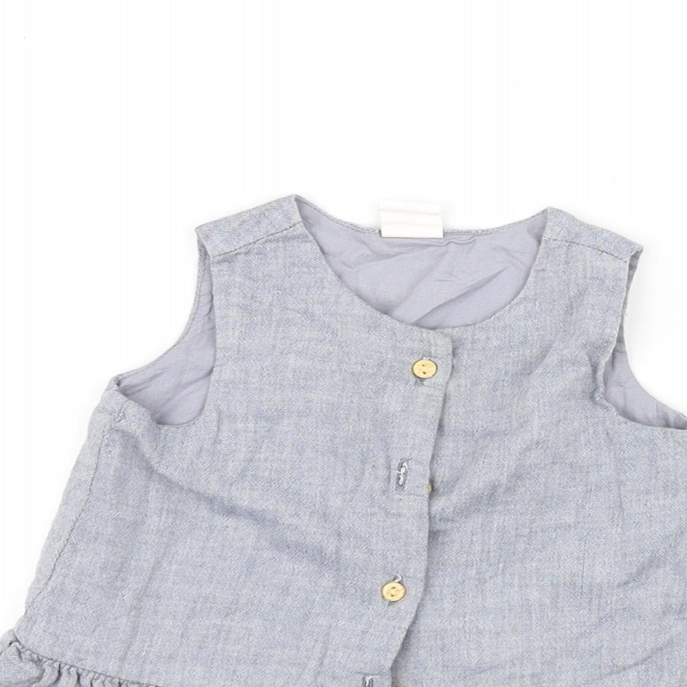 H&M  Grey   Fit & Flare  Size 6-9 Months