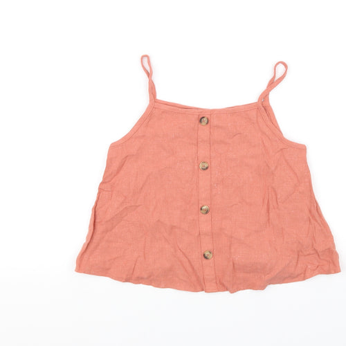 Primark Girls Pink   Basic T-Shirt Size 10-11 Years