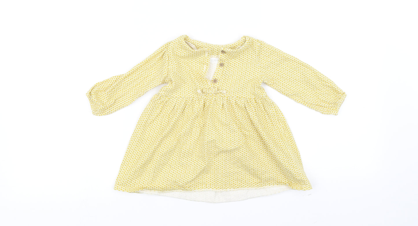 NEXT  Yellow   Fit & Flare  Size 6-9 Months