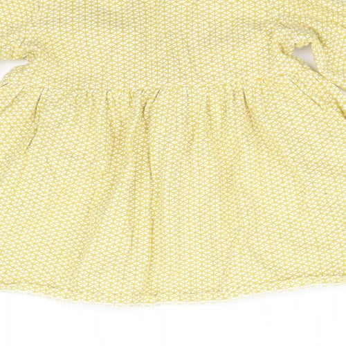 NEXT  Yellow   Fit & Flare  Size 6-9 Months
