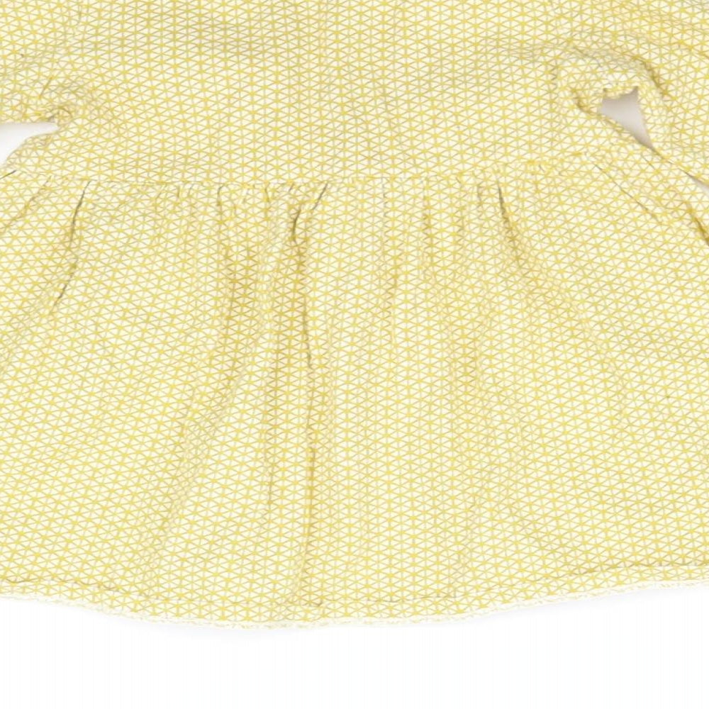 NEXT  Yellow   Fit & Flare  Size 6-9 Months
