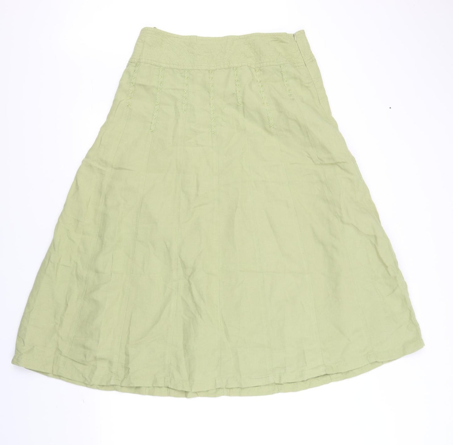 Principles Womens Green   Flare Skirt Size 12
