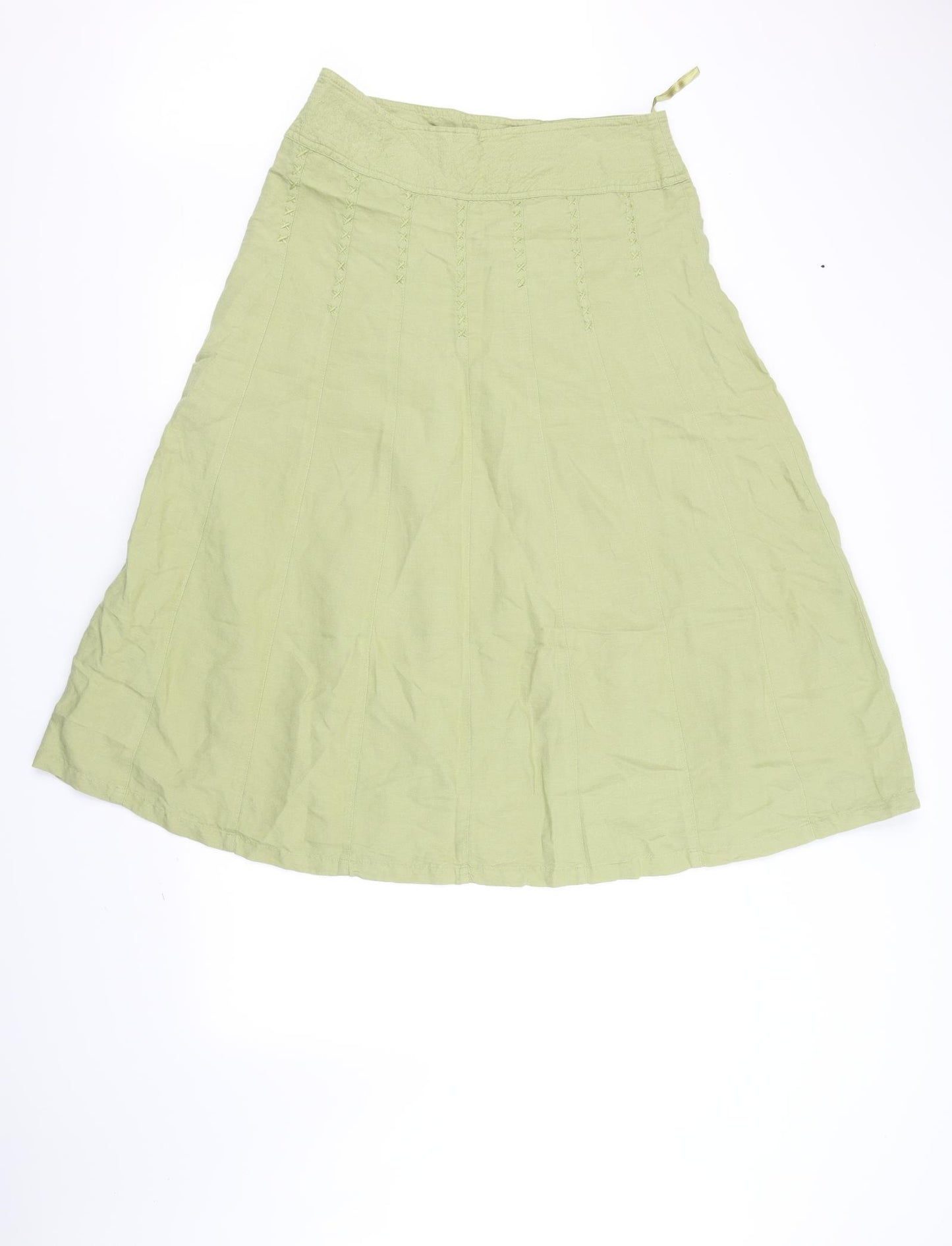 Principles Womens Green   Flare Skirt Size 12