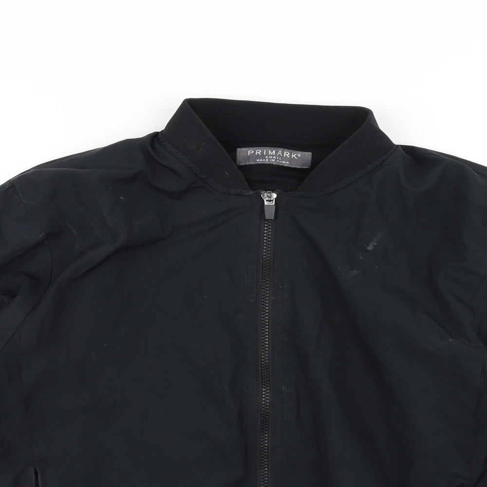 Primark Mens Black   Jacket  Size S  - washable marks