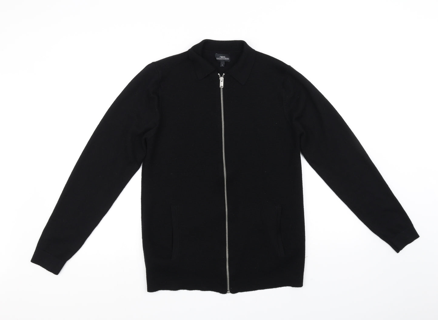 NEXT Womens Black   Full Zip Jumper Size S