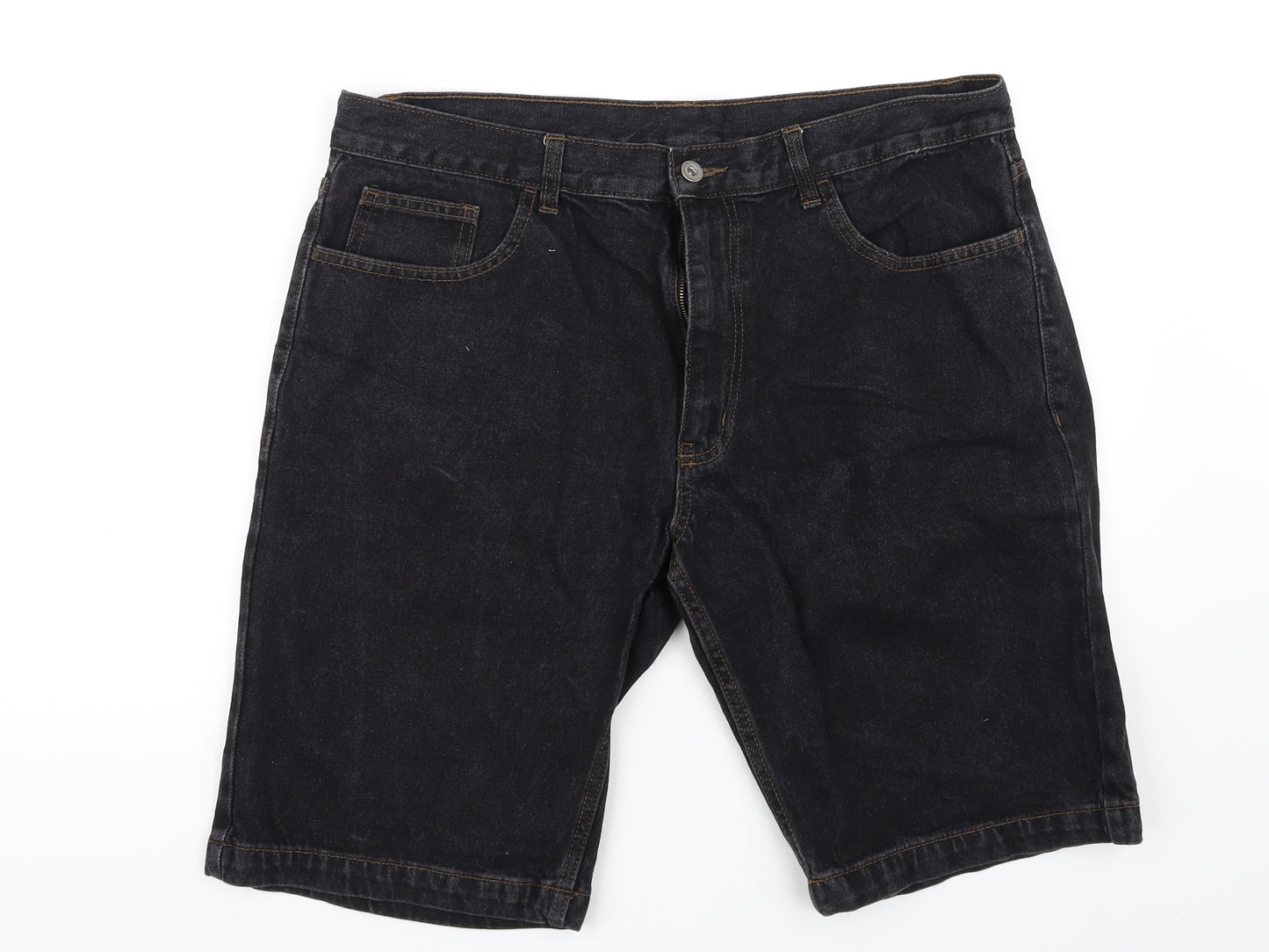 George Womens Black   Cut-Off Shorts Size 38 in