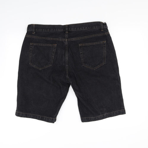 George Womens Black   Cut-Off Shorts Size 38 in
