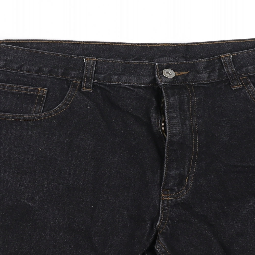 George Womens Black   Cut-Off Shorts Size 38 in