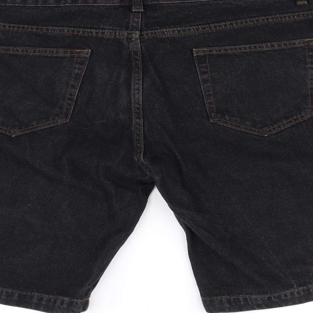 George Womens Black   Cut-Off Shorts Size 38 in