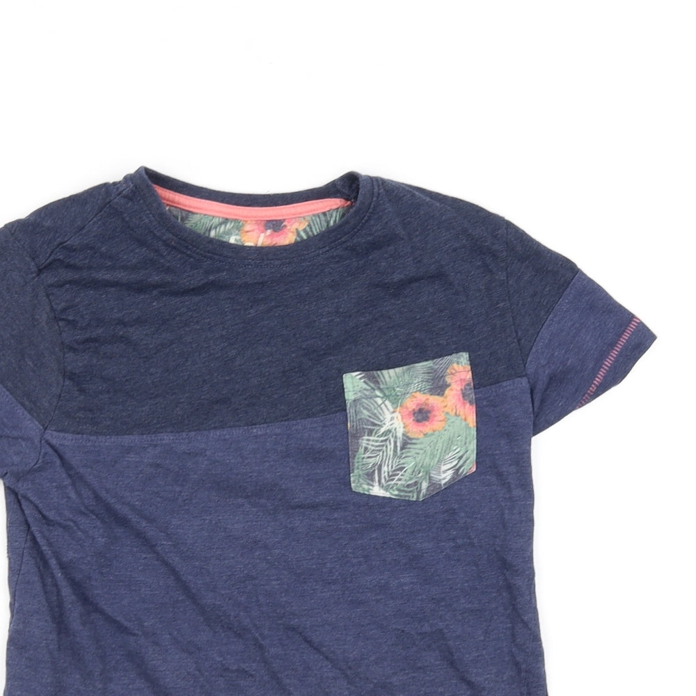 rebal Girls Blue   Basic T-Shirt Size 11-12 Years