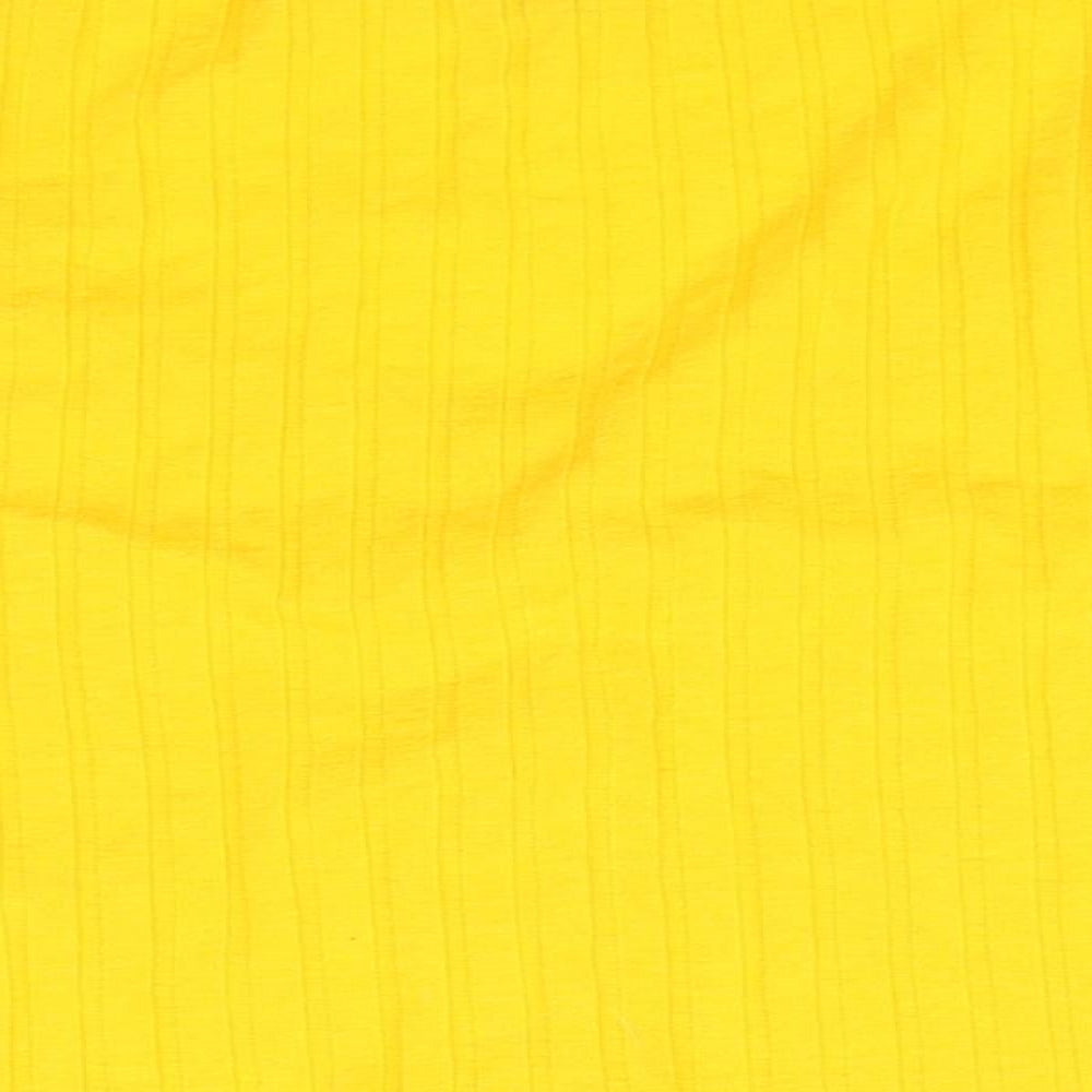 Primark Womens Yellow   Basic T-Shirt Size S