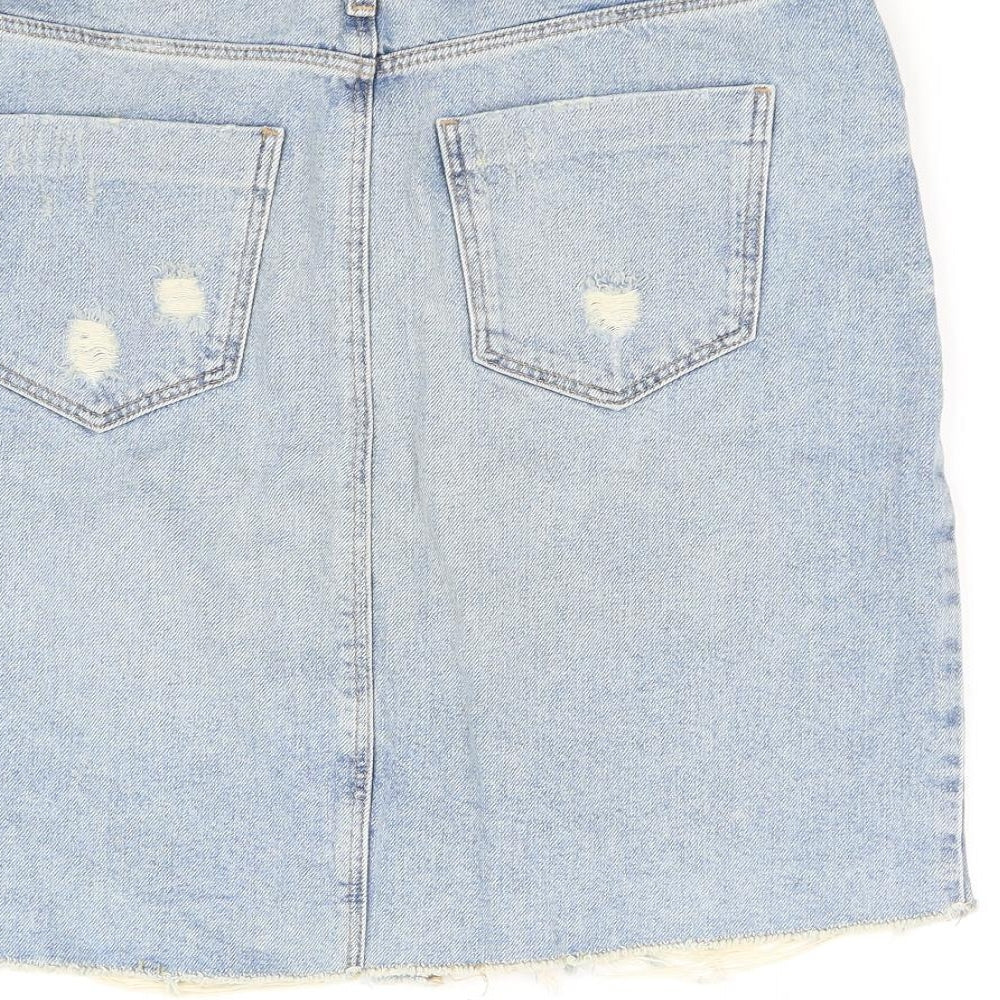 River Island Womens Blue   Flare Skirt Size 12